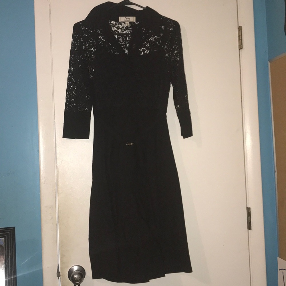 Black, lace dress